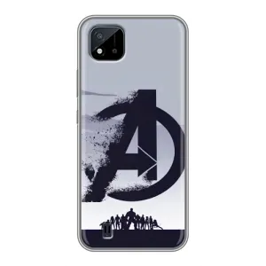 Чехлы с героями Марвел Realme C11 (2021) / C20 (VPrint) (Команда А)