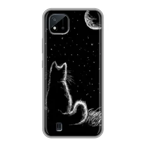 Чохол з принтом для Realme C11 (2021) / C20 (AlphaPrint) Модні коти