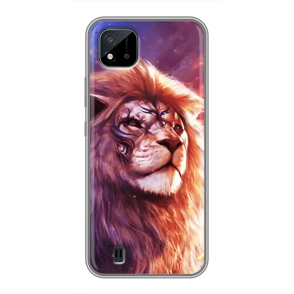 Чохол з принтом «Красочний Лев» для Realme C11 (2021) / C20