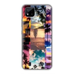 Силиконовый чехол с КАРТИНКАМИ лето для Realme C11 (2021) / C20 (AlphaPrint) (Летний отпуск)