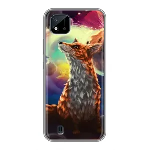 Чохли з картинкою Лисичка для Realme C11 (2021) / C20 (VPrint) (Лисичка в космосі)