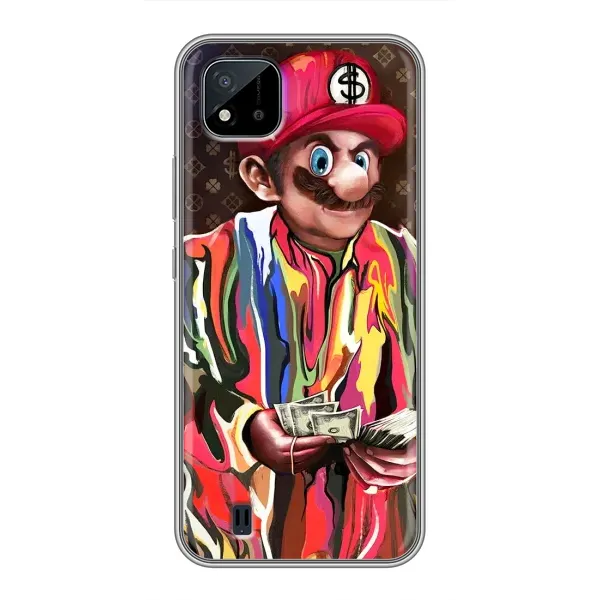 Чехол с принтом «Mario LV» для Realme C11 (2021) / C20