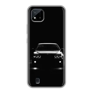 Чехол для Реалми С11 (2021) / С20 - с принтом БМВ (AlphaPrint) (Машина BMW)