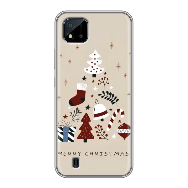 Чехол с принтом «Merry Christmas» для Realme C11 (2021) / C20 Чехол с принтом «Merry Christmas» для Realme C11 (2021) / C20