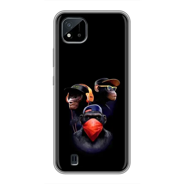 Чохол з принтом «Три мавпи» для Realme C11 (2021) / C20