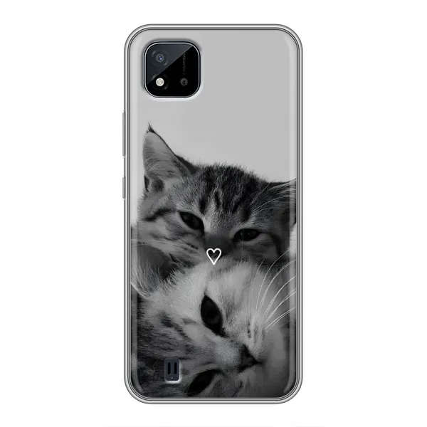 Чохол з принтом «Пара котів» для Realme C11 (2021) / C20