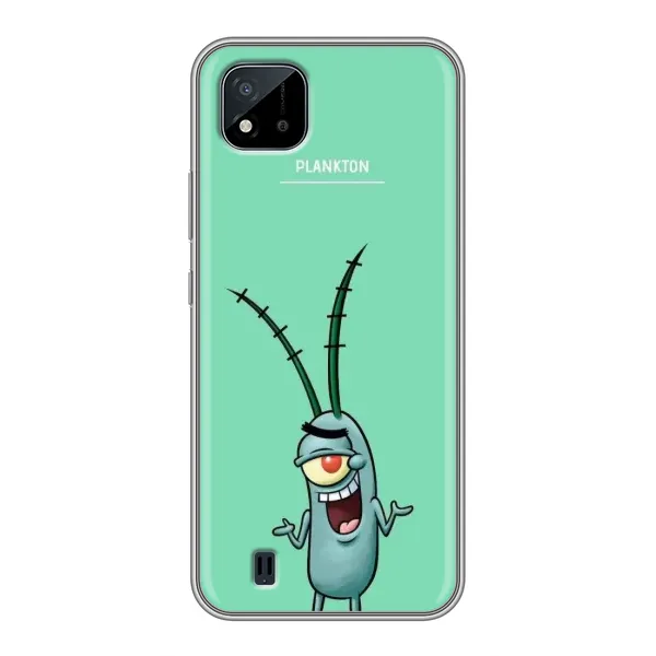 Чохол з принтом «Персонаж Планктон» для Realme C11 (2021) / C20 Чохол з принтом «Персонаж Планктон» для Realme C11 (2021) / C20