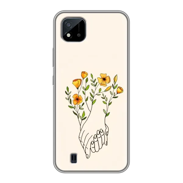 Чехол с принтом «Руки любви» для Realme C11 (2021) / C20 Чехол с принтом «Руки любви» для Realme C11 (2021) / C20