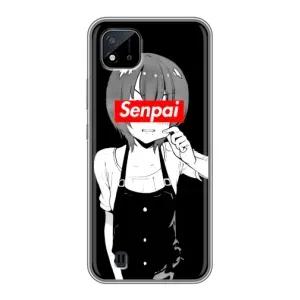 Чехлы Персонажи Аниме Наруто для Realme C11 (2021) / C20 (AlphaPrint) (Senpai)
