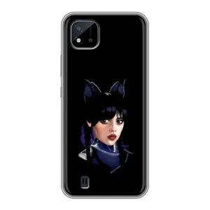 Чохли Венсдей на Realme C11 (2021) / C20 Уенсдей (AlphaPrint) (серйозна Венздей)