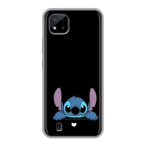 Чохол з принтом Стіч на Realme C11 (2021) / C20 (Стіч на чорному)