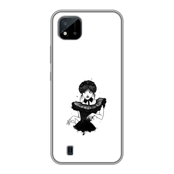 Чохол з принтом «танець Венздей» для Realme C11 (2021) / C20