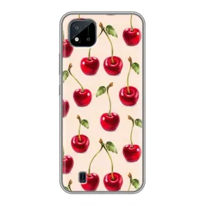 Чехлы с Фруктами для Realme C11 (2021) / C20 (VPrint) (Вишня)