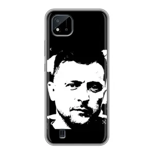 Чехол для Realme C11 (2021) / C20 (AlphaPrint - с принтом Зеленского) (Зеленский АРТ)