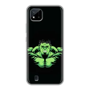 Чехлы с героями Марвел Realme C11 (2021) / C20 (VPrint) (Зелёный Халк)