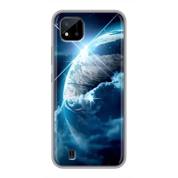 Чохол з принтом «Земля з космоса» для Realme C11 (2021) / C20