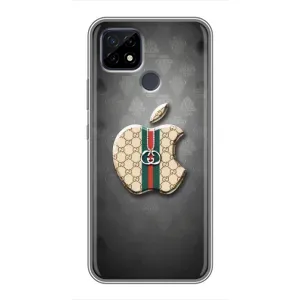 Чехлы ГУЧЧИ для Реалми С21 (AlphaPrint) (Apple gucci)