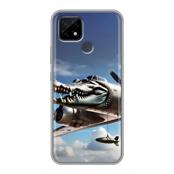 Чехол с принтом «Бомбардиро крокодило» для Realme C21