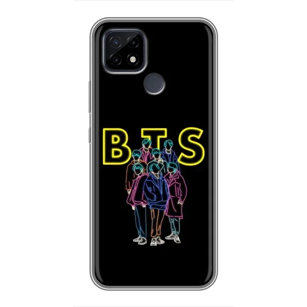 Чехол с принтом «BTS стайл» для Realme C21 Чехол с принтом «BTS стайл» для Realme C21