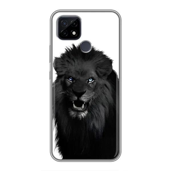 Чохол з принтом «Чорний ЛЕВ» для Realme C21