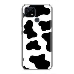 Чохол з принтом корови на RealMe Ц21 (Чорная Буренка)