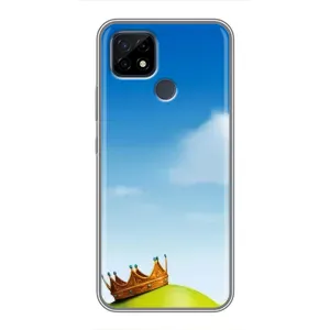 Чехол с мультфильмом Шрек на Realme C21 (Голова Шрека)