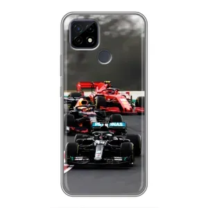 Чехол Формула1 на Realme C21 (Гонка Формула 1)