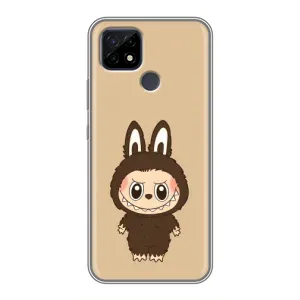 Чехол с Лабубу на Realme C21 (Bored Ape в красном)