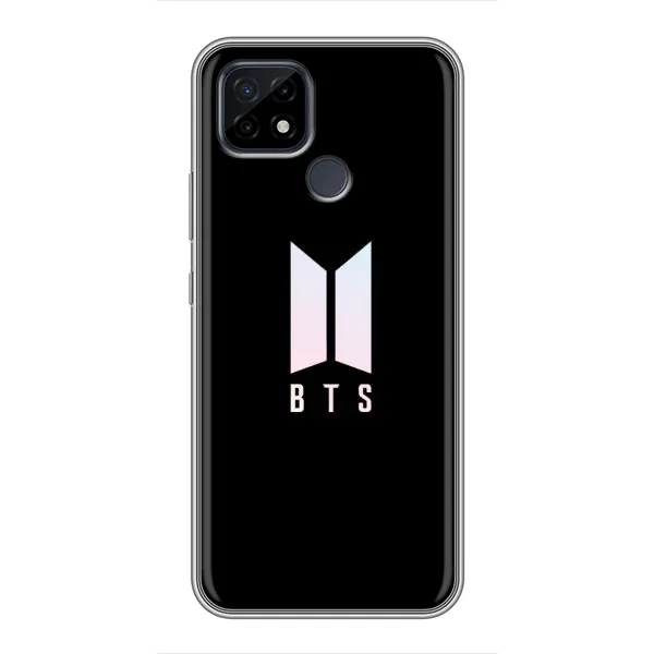 Чехол с принтом «Лого BTS» для Realme C21 Чехол с принтом «Лого BTS» для Realme C21