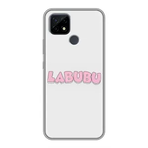 Чехол с Лабубу на Realme C21 (Лого Лабубу)