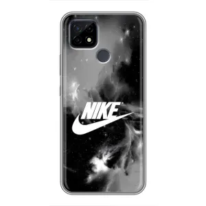 Чехол для Realme C21 - с принтом Найк (AlphaPrint) (Лого Найк)
