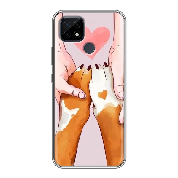 Чехол с принтом «Любовь к собакам» для Realme C21