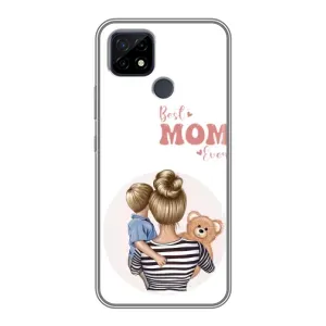 Чехлы для мамы на Realme C21 (Мама и сын)