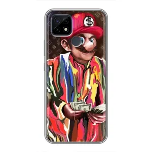 Бренднові Чохли для Realme C21 - (PREMIUMPrint) (Mario LV)