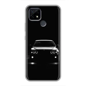 Чехол для Реалми С21 - с принтом БМВ (AlphaPrint) (Машина BMW)