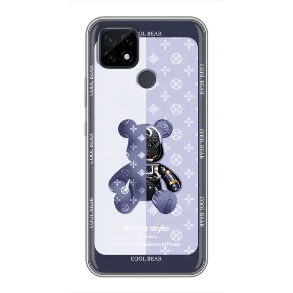 Чехол с принтом «Медвежонок LV» для Realme C21 Чехол с принтом «Медвежонок LV» для Realme C21