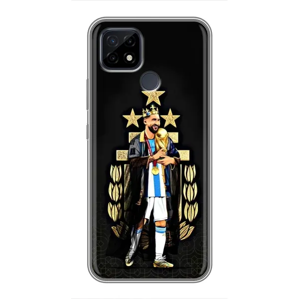 Чохол з принтом «Мессі Король» для Realme C21 Чохол з принтом «Мессі Король» для Realme C21