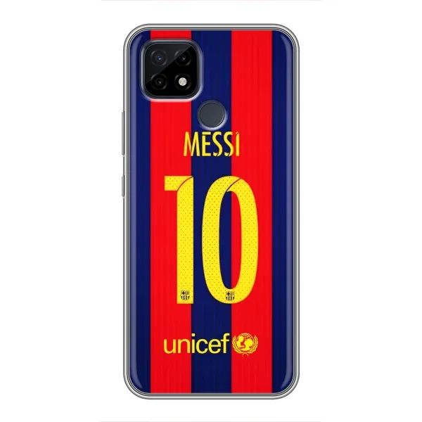 Чохол з принтом «Messi Barca 10» для Realme C21