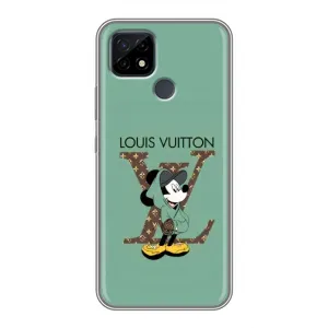 Чехлы Луи Витон для Realme C21 (AlphaPrint - LOUIS VUITTON) (Микки Маус LV)