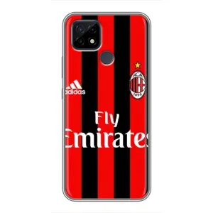 Чехлы для Realme C21 (VPrint) - Футбольные клубы (Milan)