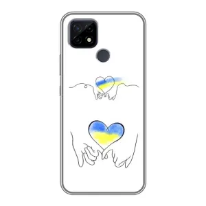 Чохол для Патріота України Realme C21 - (AlphaPrint) (Мир Україні)