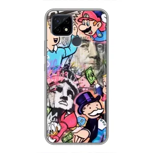 Чохли з крутими принтами для Realme C21 - (PREMIUMPrint) (Monopoly man)