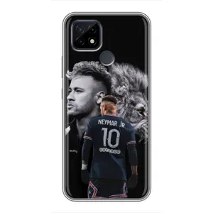 Чехол Неймар для Realme C21 (AlphaPrint) (Неймар Лев)