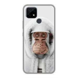 Чехлы с Обезьянами NFT для Realme C21 (AlphaPrint) (обезьяна NFT в тату)