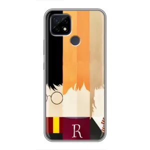 Чехлы с Гарри Поттером для Realme C21 (AlphaPrint) (обложка Гарри Поттера)