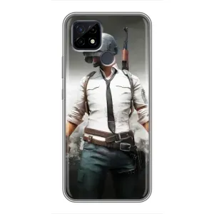 Чехол PUBG для Реалми С21 (AlphaPrint)
