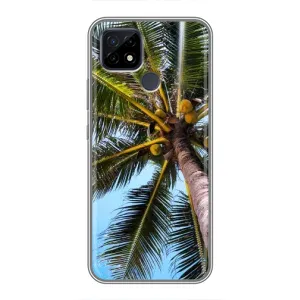 Силіконовий чохол з КАРТИНКАМИ літо для Realme C21 (AlphaPrint) (Пальма)