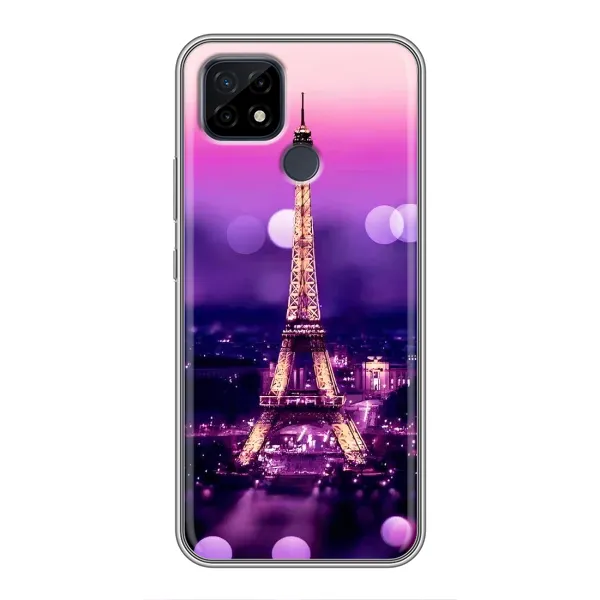 Чехол с принтом «Париж Башня» для Realme C21 Чехол с принтом «Париж Башня» для Realme C21
