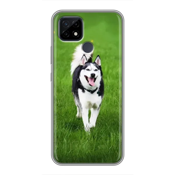 Чехол с принтом «Радостный Хаски» для Realme C21 Чехол с принтом «Радостный Хаски» для Realme C21