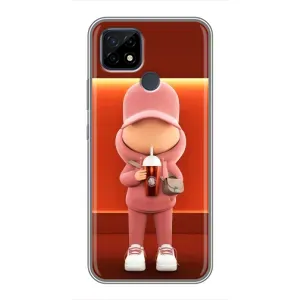Крутые Чехлы Луи Виттон для Realme C21 (AlphaPrint) (С Кофе)